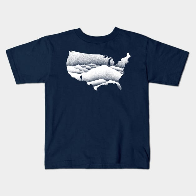 Natural Wonder USA Kids T-Shirt by barmalisiRTB